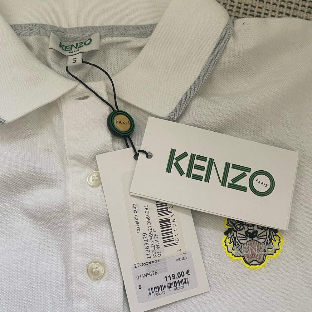 NWT kenzo tiger head POLO shirt
